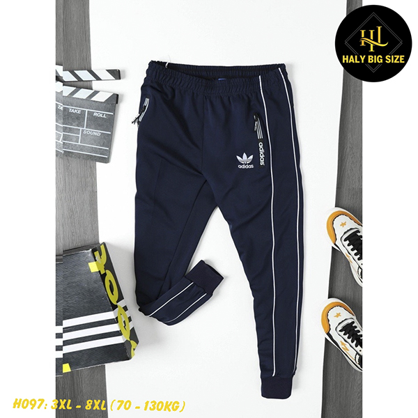 Quần Jogger thun nam Adidas sọc dài QJRN01 | Thời trang Ofamic