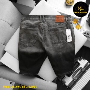 Quần short jean nam big size H164