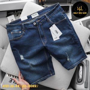 Quần short jean nam size lớn h181