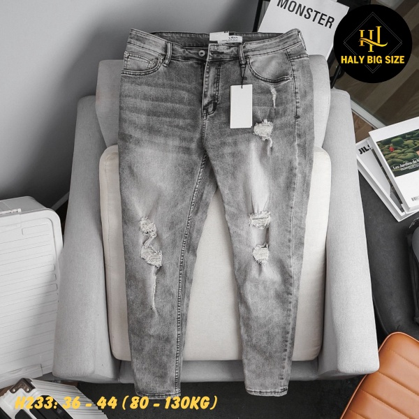 quần jean nam big size H233