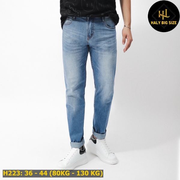 quần jean nam big size h223