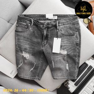 quần short jean nam big size H234