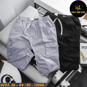 Quần jogger kaki nam big size H293