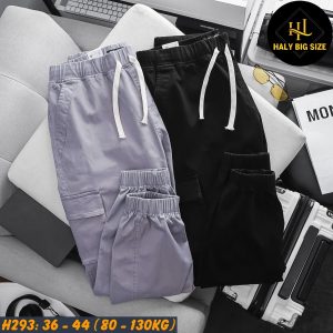 Quần jogger kaki nam big size H293