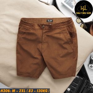 Quần short nhung tăm nam big size H306