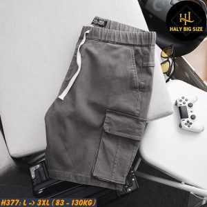 Quần short kaki nam big size H376