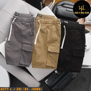 Quần short kaki nam big size H376