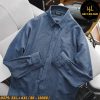 Áo sơ mi nam big size vải xô đũi H379