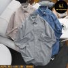 Áo sơ mi nam big size vải xô đũi H379