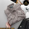 Áo sơ mi nam big size vải xô đũi H379