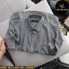 Áo sơ mi nam big size tay ngắn vải xô đũi H380