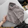 Áo sơ mi nam big size tay ngắn vải xô đũi H380