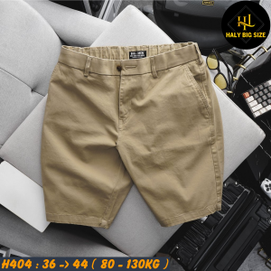 Quần short kaki nam big size H404