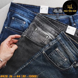 Quần short jean nam big size H428