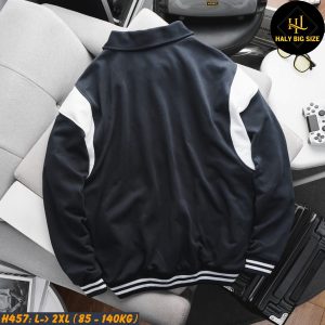 Áo khoác nam big size varsity jacket H457