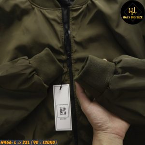 Áo khoác nam big size bomber vải dù H466