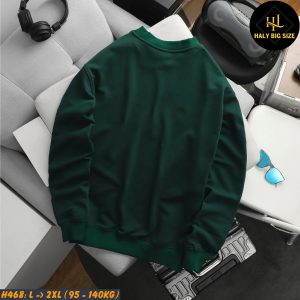 Áo thun nam big size sweater trơn H468