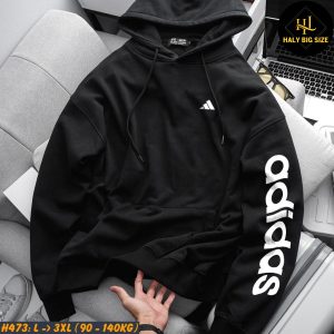 Áo Khoác Hoodie Nam Big Size [H473: 90-140kg]