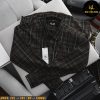 Áo sơ mi nam big size tay dài nỉ caro nhỏ H509