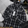 Áo sơ mi nam big size tay dài nỉ caro nhỏ H509