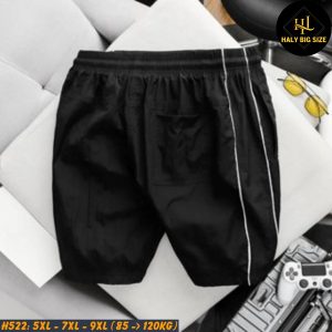 Quần short thun nam big size vải dù H522