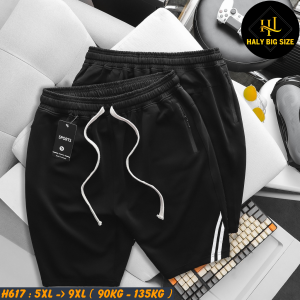 Short thun nam big size xéo nhỏ H617