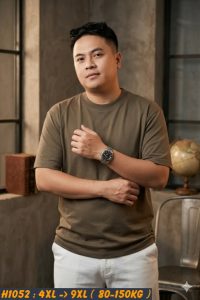 H1052-Ao-thun-cotton-tron-mau-nau-cafe-big-size-nam