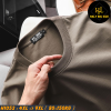 H1052-Ao-thun-cotton-tron-mau-nau-cafe-big-size-nam