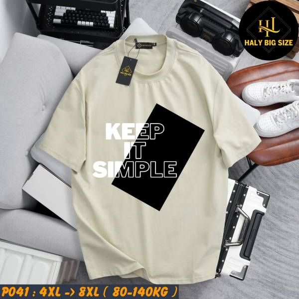 P041-Ao-phong-in-KEEP-IT-SIMPLE-big-size-nam