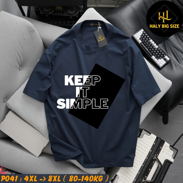 P041-Ao-phong-in-KEEP-IT-SIMPLE-big-size-nam