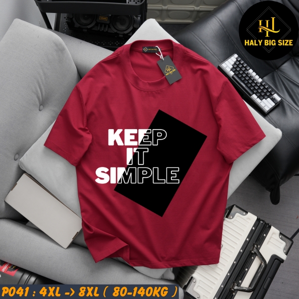 P041-Ao-phong-in-KEEP-IT-SIMPLE-big-size-nam