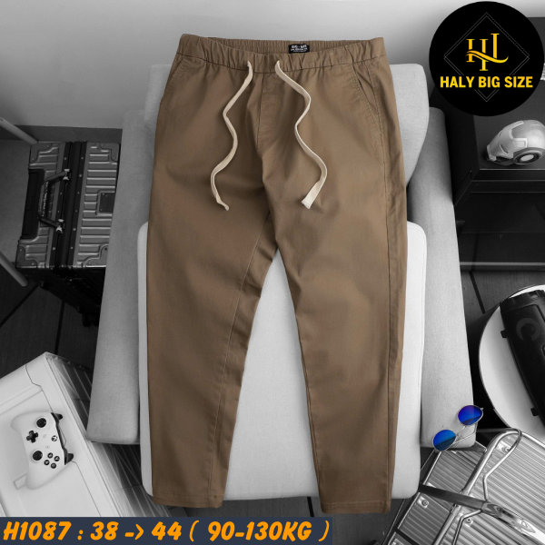 H1087-Quan-kaki-dai-lung-thun-nau-dam-big-size-nam