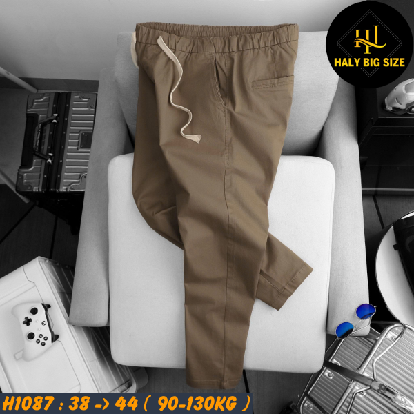 H1087-Quan-kaki-dai-lung-thun-nau-dam-big-size-nam