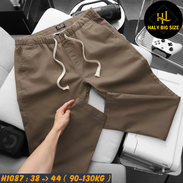 H1087-Quan-kaki-dai-lung-thun-nau-dam-big-size-nam